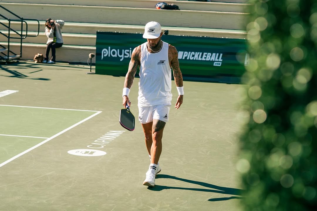 Photo shared by Tyson McGuffin on January 16, 2026 tagging @ppatour, @joolapickleball, @skechersperformance, and @themasterspb. May be an image of tennis, racket and text.