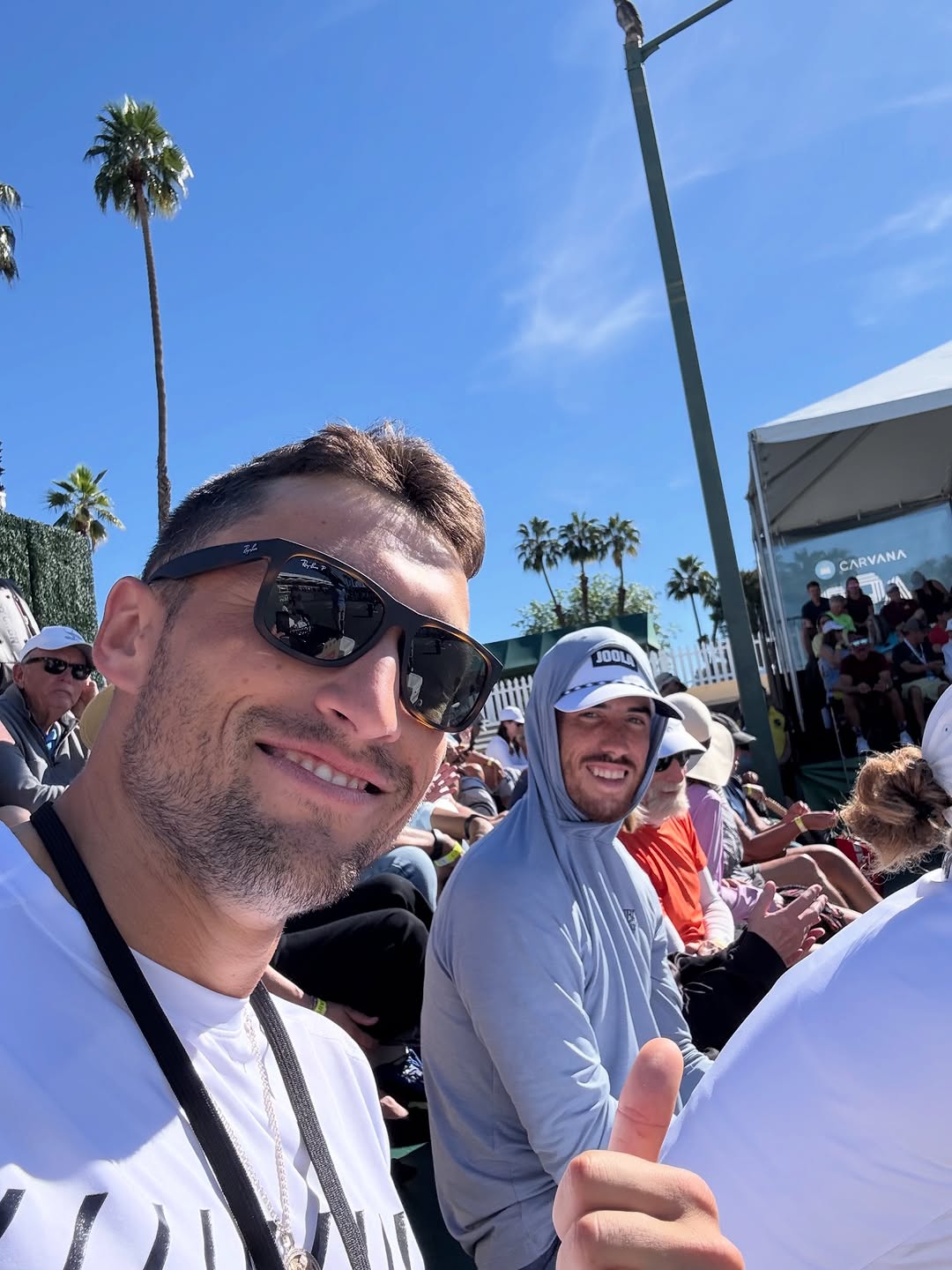 Photo shared by Jocelyn Devilliers 🇫🇷 on January 19, 2026 tagging @federico_staksrud. May be a selfie of stadium and text.